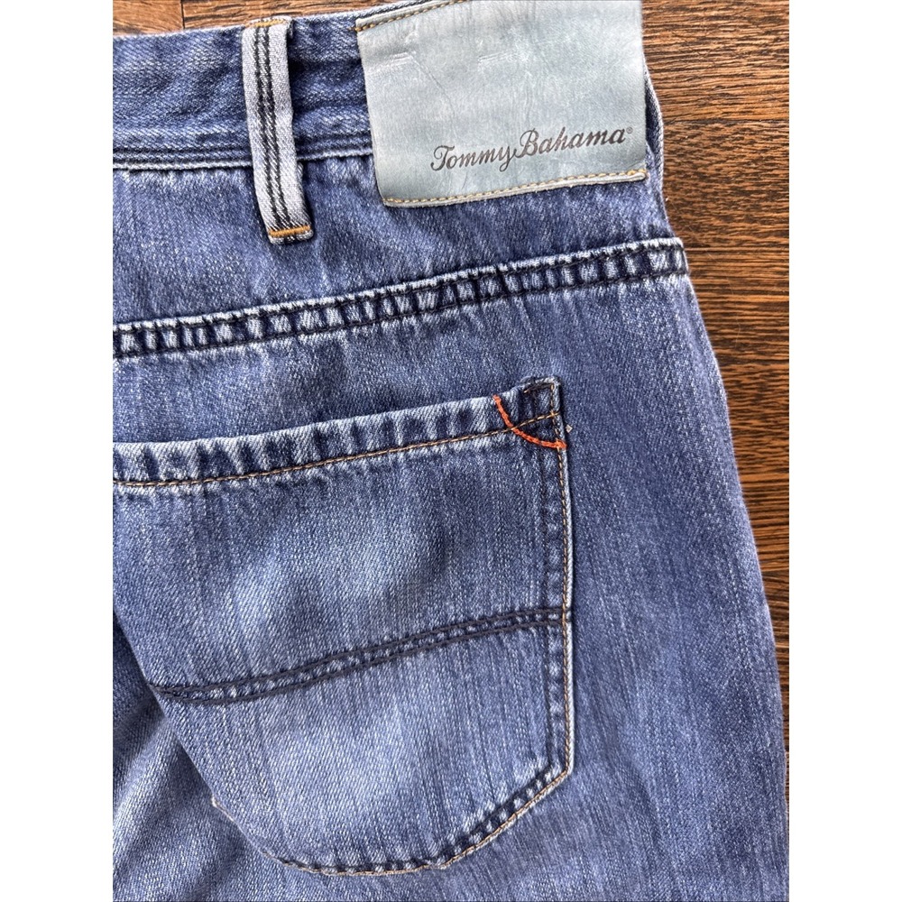 Tommy Bahama Standard Straight Leg Jeans Men 36x38 Blue Medium Wash‎ - Picture 10 of 10